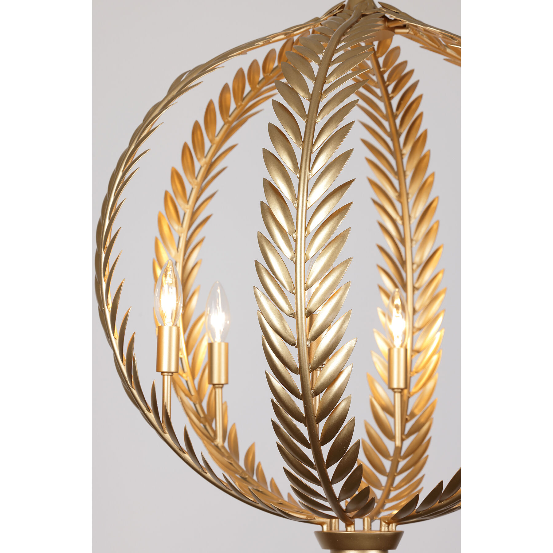 Atlas 6 Light 24 inch Grecian Gold Pendant Ceiling Light