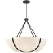 Chalfont 4 Light 30 inch Matte Black Pendant Ceiling Light