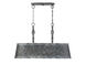 Dover 5 Light 33 inch Farmhouse Tin Linear Chandelier Ceiling Light