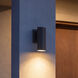 Kelley LED 8 inch Matte Black Outdoor Wall Lantern