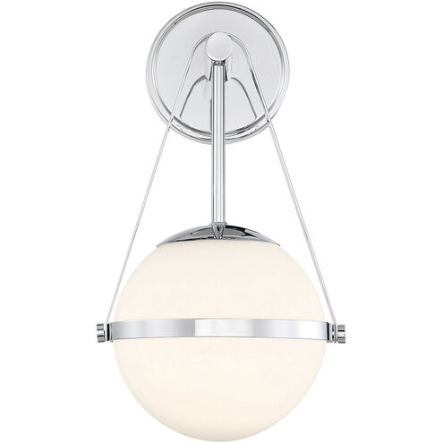 Polson 1 Light 8 inch Polished Chrome Wall Sconce Wall Light, Essentials