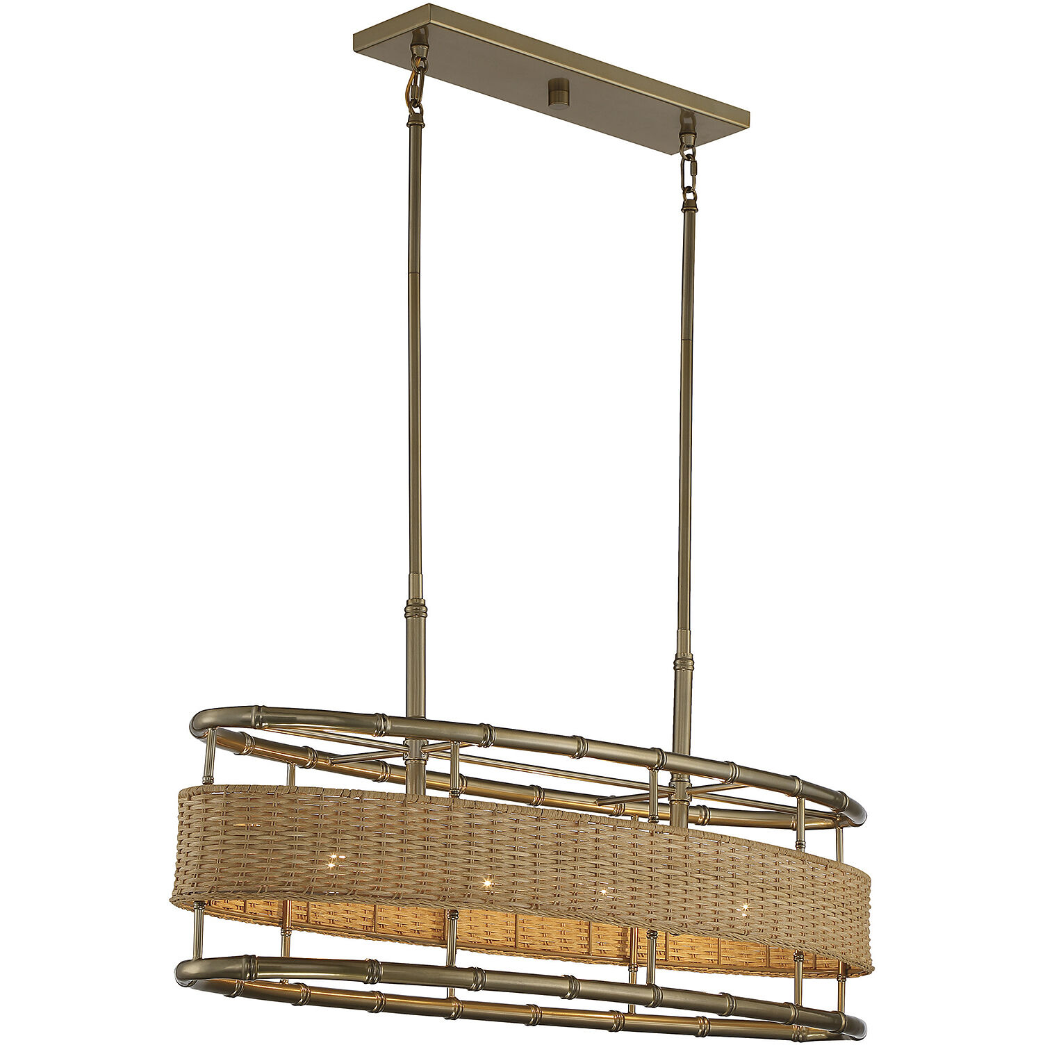 Savoy House 1-7770-4-177 Arcadia 4 Light 36 inch Burnished