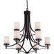Colton 9 Light 32.5 inch English Bronze Chandelier Ceiling Light, Essentials
