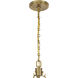 Catalan 4 Light 16 inch Warm Brass Pendant Ceiling Light