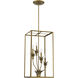 Strathmore 4 Light 15 inch Antique Patina Pendant Ceiling Light