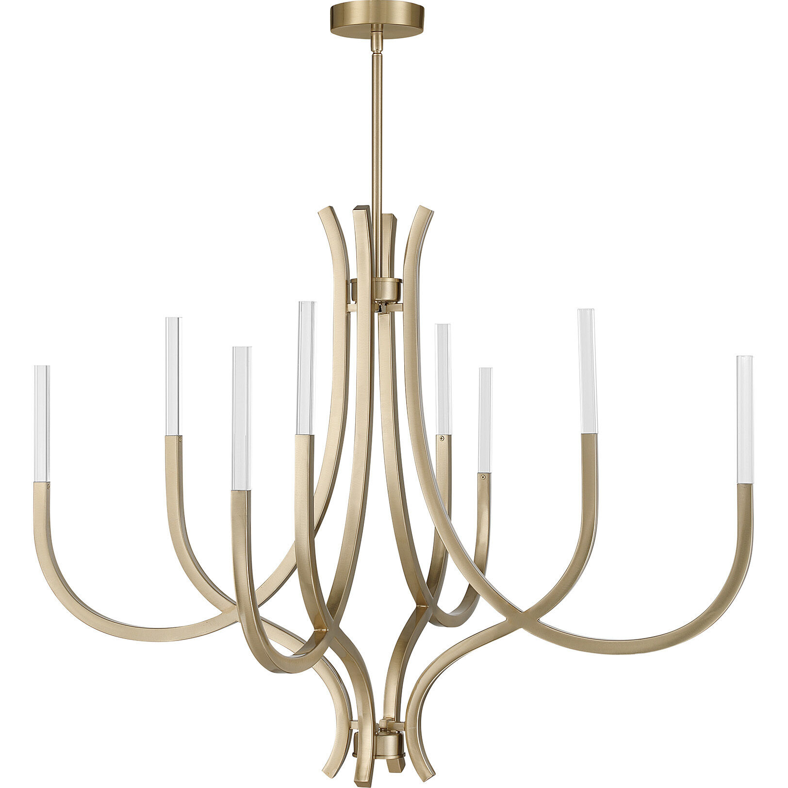 Bradford LED 40 inch Noble Brass Chandelier Ceiling Light
