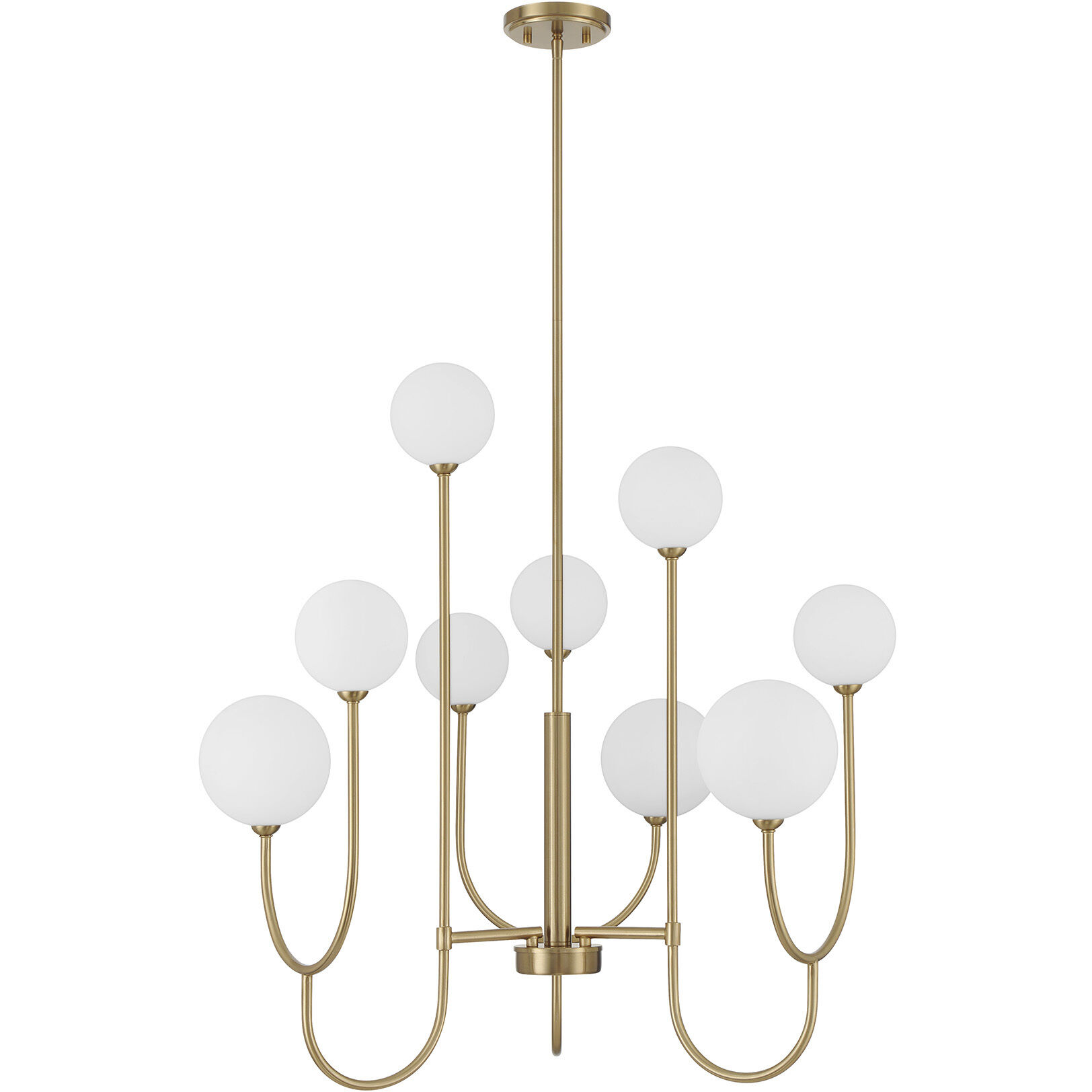Chester 9 Light 30 inch Noble Brass Chandelier Ceiling Light