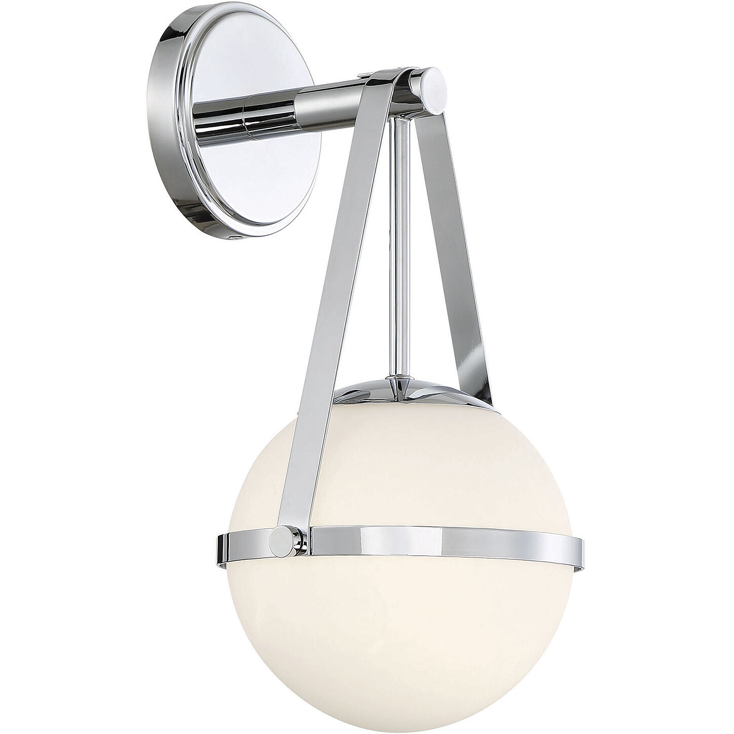 Polson 1 Light 8 inch Polished Chrome Wall Sconce Wall Light, Essentials