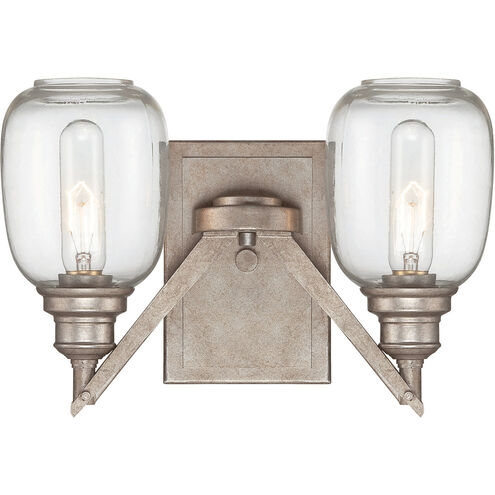 Orsay 2 Light 12 inch Industrial Steel Sconce Wall Light