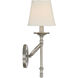 Foxcroft 1 Light 6 inch Brushed Pewter Wall Sconce Wall Light