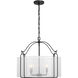 Ashlay 4 Light 22 inch Matte Black Pendant Ceiling Light