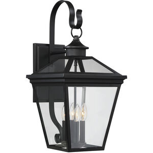 Ellijay 4 Light 25.5 inch Black Outdoor Wall Lantern
