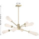 Leland LED 47 inch Noble Brass Chandelier Ceiling Light