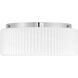 Edgemont 4 Light 20 inch Chrome Flush Mount Ceiling Light