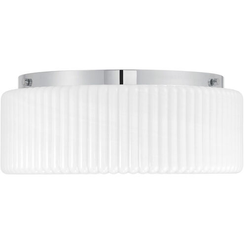 Edgemont 4 Light 20 inch Chrome Flush Mount Ceiling Light