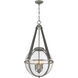 Bozeman 4 Light 18 inch Antique Nickel Pendant Ceiling Light