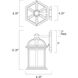 Kensington Outdoor Wall Lantern in Black