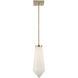 Leland LED 6 inch Noble Brass Mini-Pendant Ceiling Light