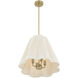 Rosa 4 Light 18.5 inch Noble Brass Pendant Ceiling Light