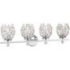 Moreno 4 Light 31 inch Polished Chrome Bathroom Vanity Light Wall Light