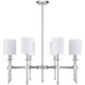 Chatham 8 Light 34 inch Polished Nickel Chandelier Ceiling Light