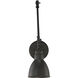 Dakota 33.75 inch 60.00 watt Matte Black Adjustable Wall Sconce Wall Light, Essentials