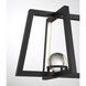 Haven LED 38 inch Matte Black Linear Chandelier Ceiling Light