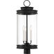 Englewood 3 Light 26 inch Black Outdoor Post Lantern