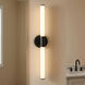 Connor LED 30 inch Matte Black Vanity Light Wall Light