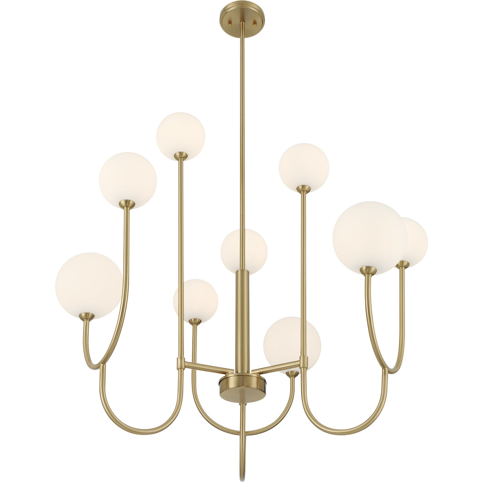 Chester 9 Light 30 inch Noble Brass Chandelier Ceiling Light