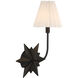 Crestwood 1 Light 8 inch Black Tourmaline Wall Sconce Wall Light