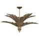 Palmera 10 Light 38 inch Gold Vein Chandelier Ceiling Light