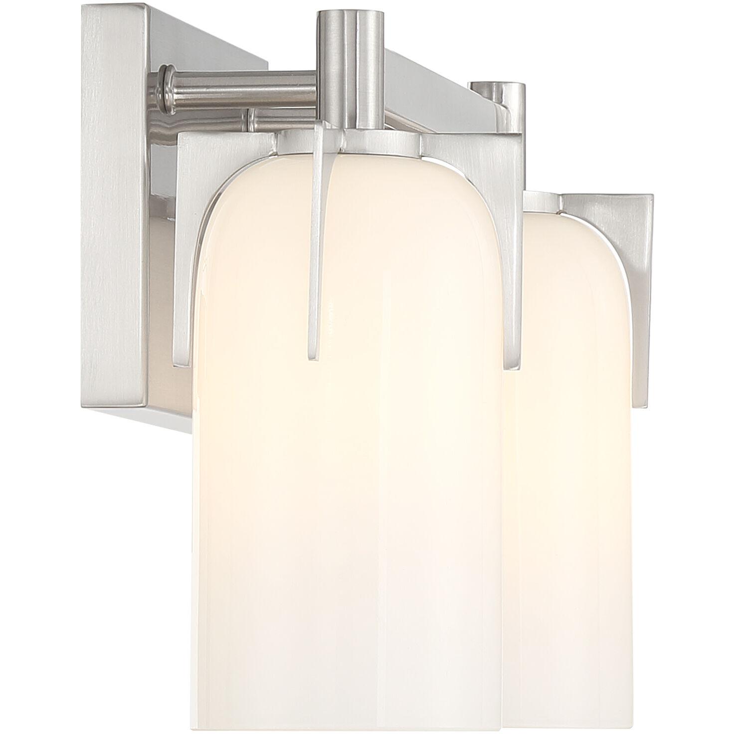 Caldwell 2 Light 14.75 inch Satin Nickel Bathroom Vanity Light Wall Light