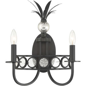 Hearst Wall Sconce Wall Light in Black Tourmaline