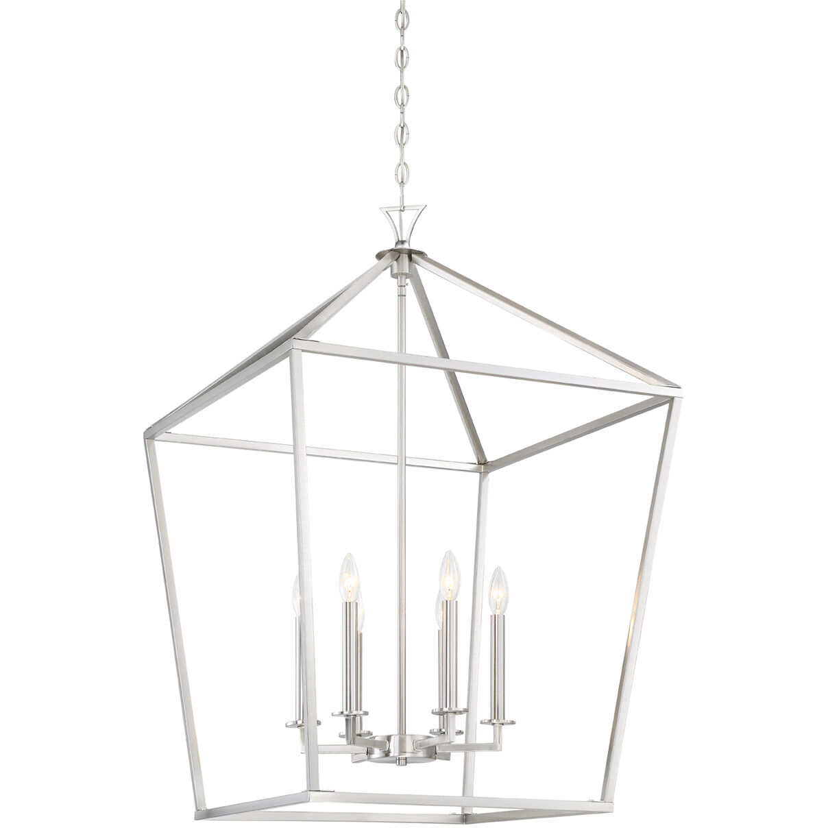 Townsend 6 Light 24 inch Satin Nickel Pendant Ceiling Light, Essentials