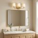Capra 3 Light 22 inch Warm Brass Bathroom Vanity Light Wall Light, Essentials