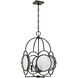 Damen 4 Light 17 inch Mediterranean Bronze Pendant Ceiling Light