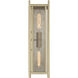 Jacobs 2 Light 22 inch Serene Brass Outdoor Wall Lantern
