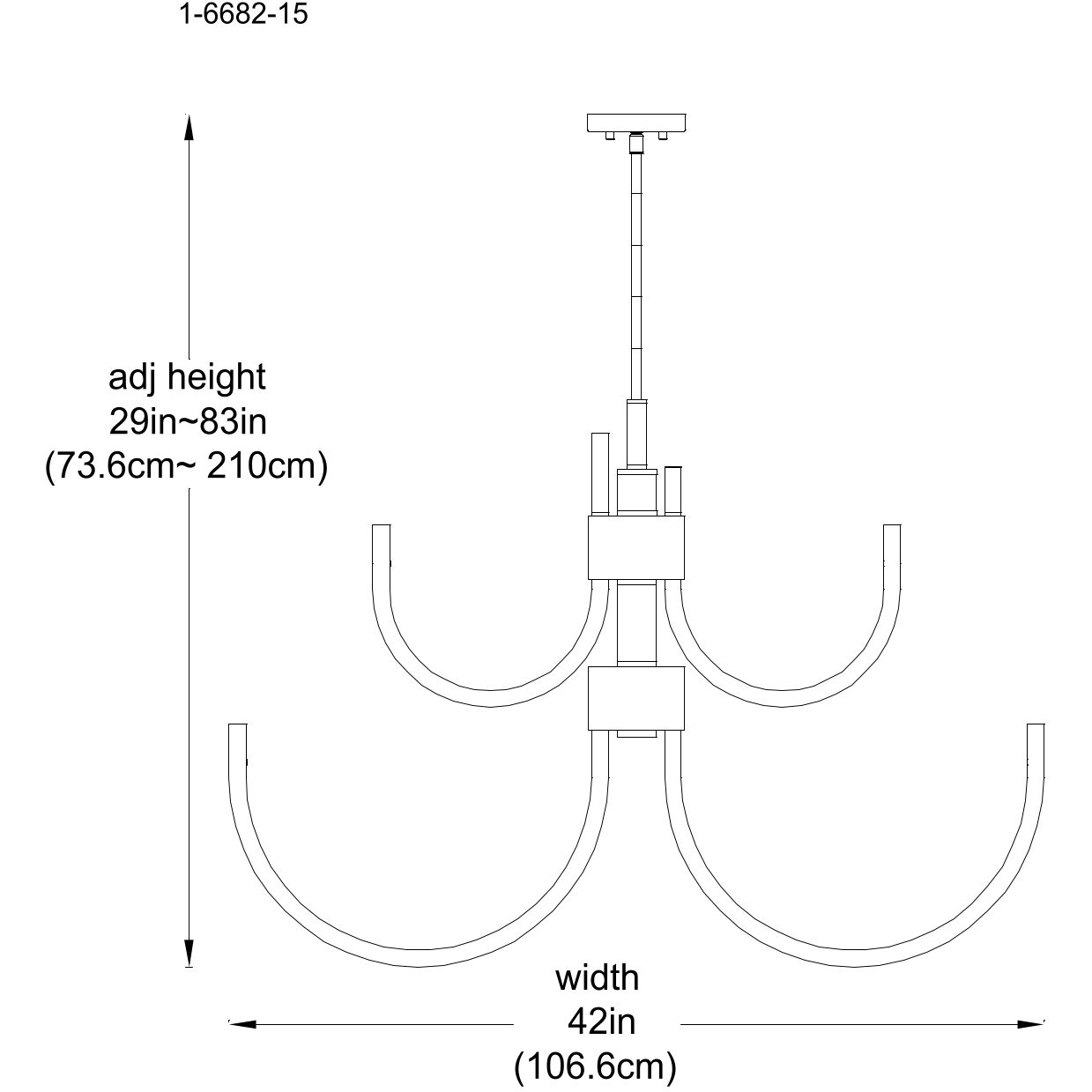 Sorrento 15 Light 42 inch Satin Nickel Chandelier Ceiling Light, Essentials