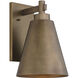 Ryder 1 Light 15 inch Atlas Bronze Outdoor Wall Lantern