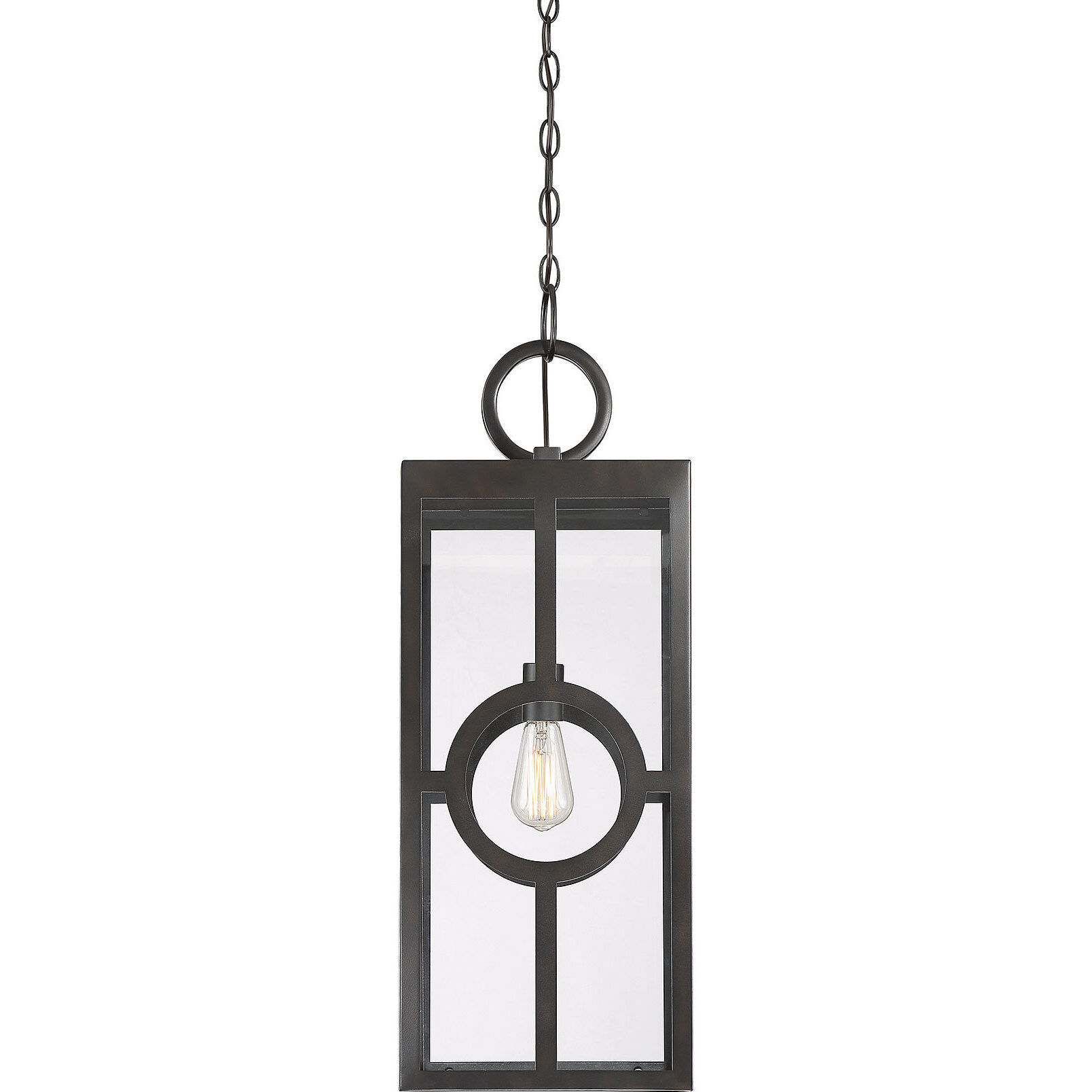 Lauren 1 Light 10.5 inch English Bronze Outdoor Hanging Lantern