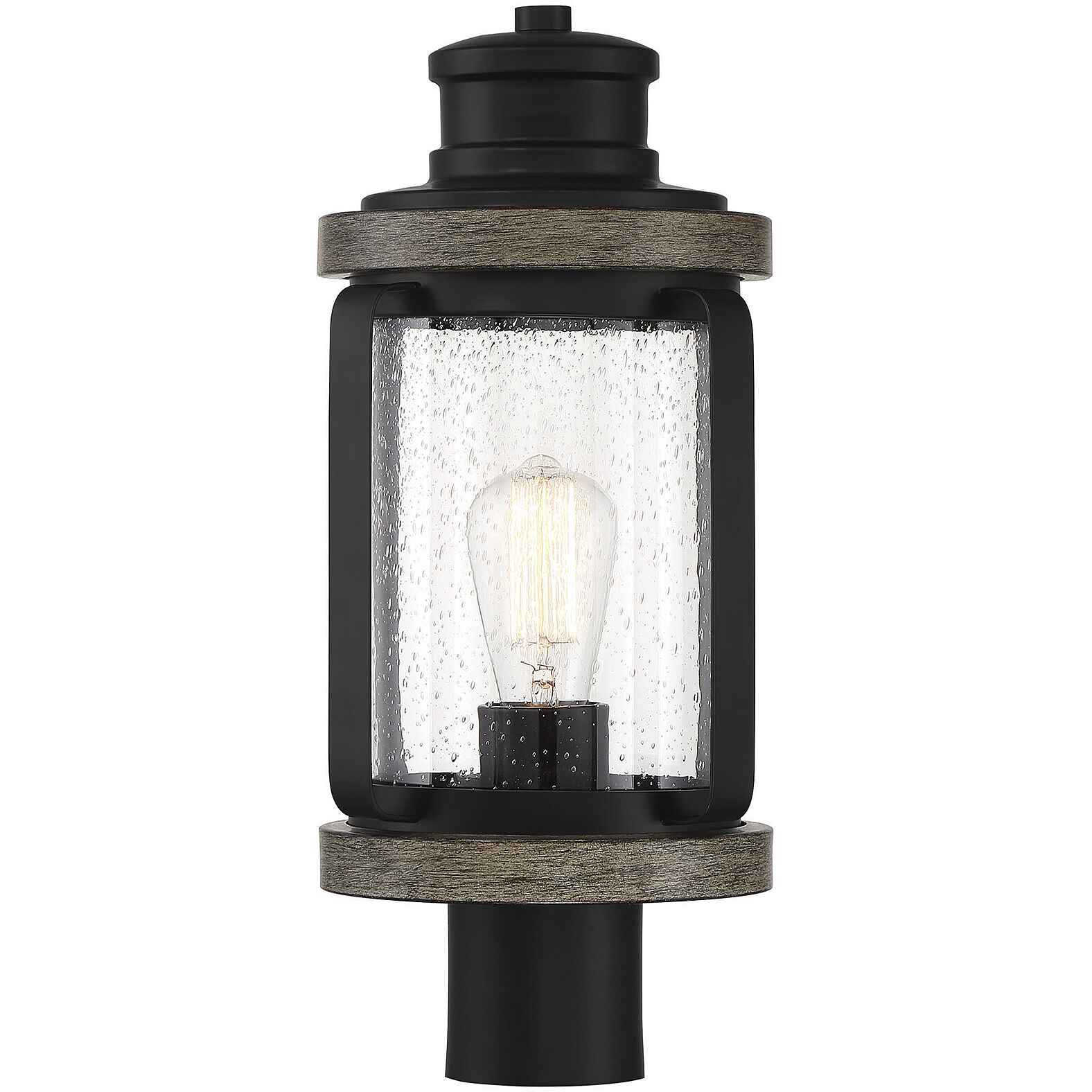Parker 1 Light 17.5 inch Lodge Outdoor Post Lantern