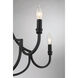 Auburn 5 Light 24 inch Matte Black Chandelier Ceiling Light, Essentials