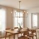 Salerno 6 Light 42 inch Warm Brass Chandelier Ceiling Light, Essentials