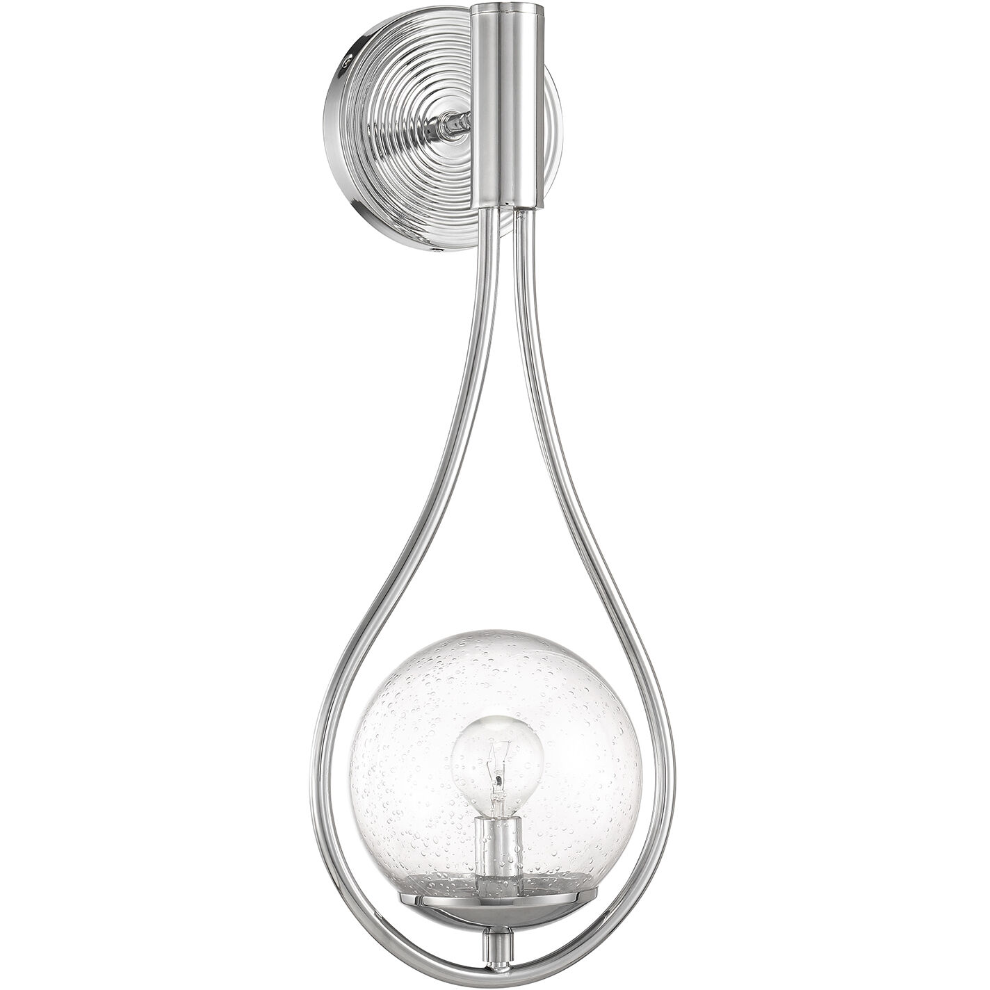 Encino 1 Light 8 inch Polished Chrome Wall Sconce Wall Light