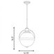 Westbourne 1 Light 12.75 inch Warm Brass Pendant Ceiling Light, Essentials