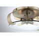 Drummond 4 Light 16 inch Noble Brass Flush Mount Ceiling Light