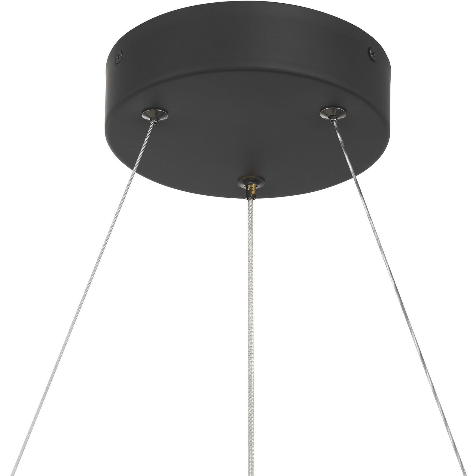 Castello LED 26.5 inch Matte Black Chandelier Ceiling Light