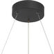 Castello LED 26.5 inch Matte Black Chandelier Ceiling Light