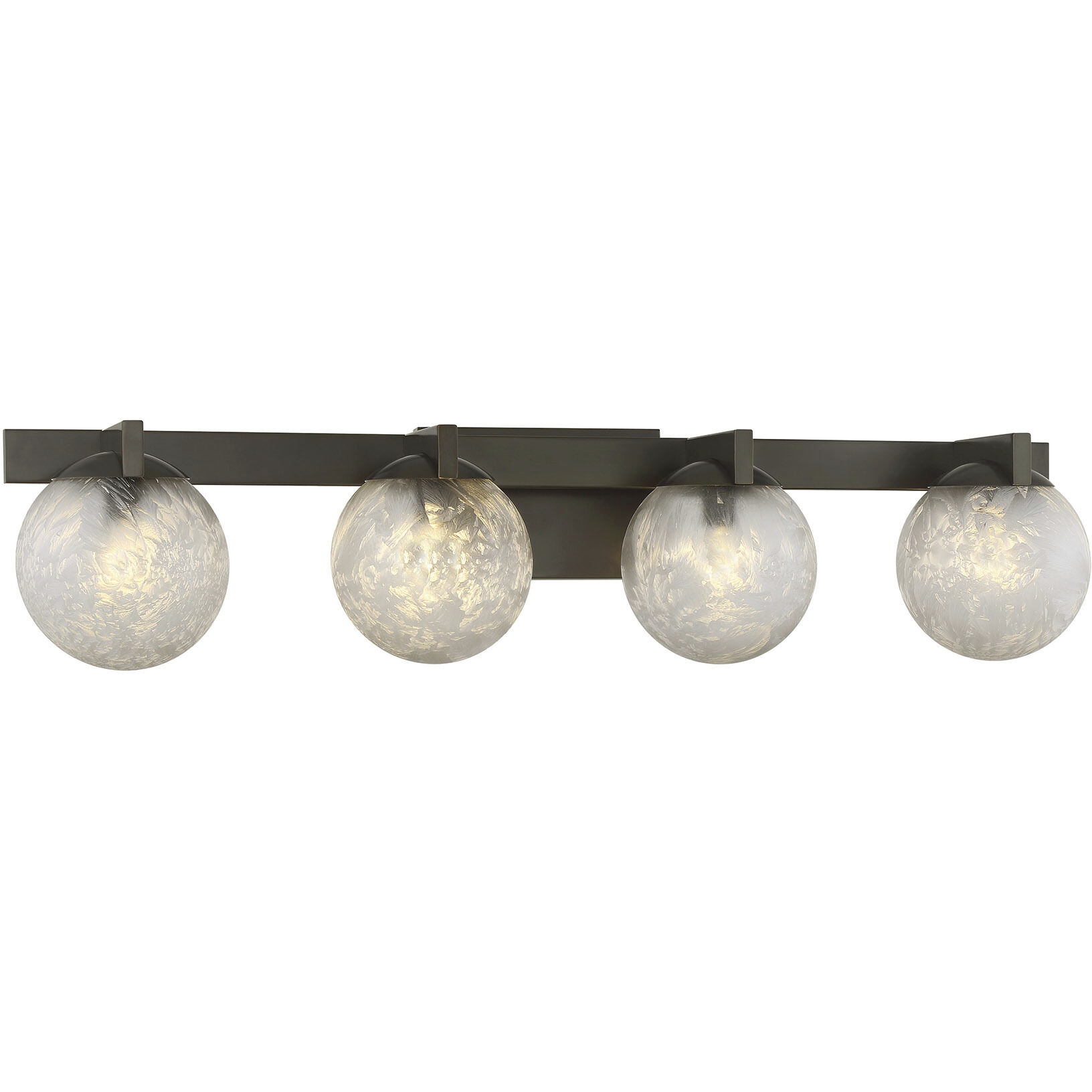 Darien 4 Light 33 inch Mediterranean Bronze Bathroom Vanity Light Wall Light